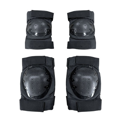 Een maat geschikt zwart Roller Skating Elbow en knie Pads voor sportbescherming