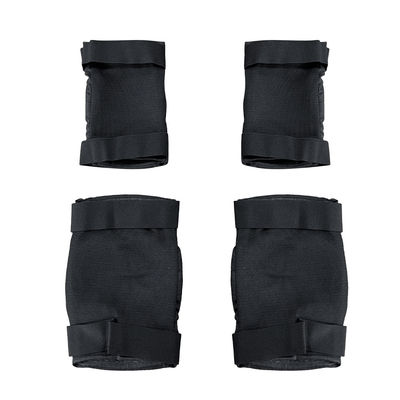 Een maat geschikt zwart Roller Skating Elbow en knie Pads voor sportbescherming