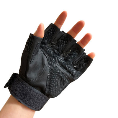 Halve vinger XXL hard geknoopte anti-glijde palmboom microfiber lederen handschoenen voor bescherming