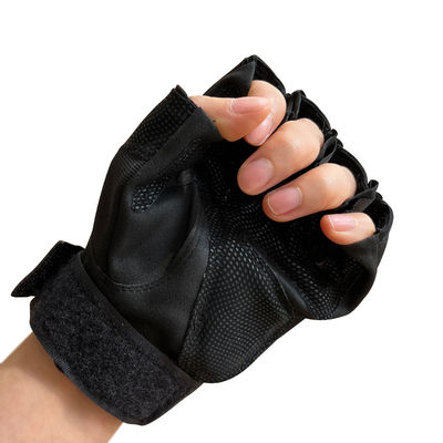 Halve vinger XXL hard geknoopte anti-glijde palmboom microfiber lederen handschoenen voor bescherming