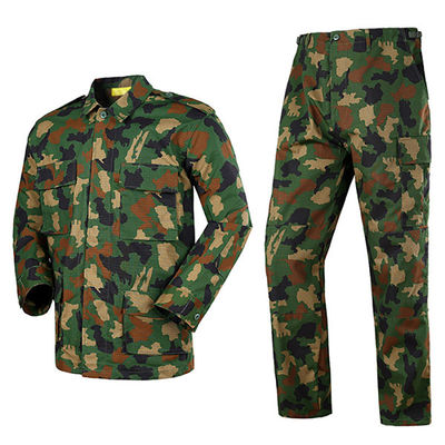 Geweven BDU-type Tactisch overhemd broek Boscamouflage-uniform voor buitenactiviteiten