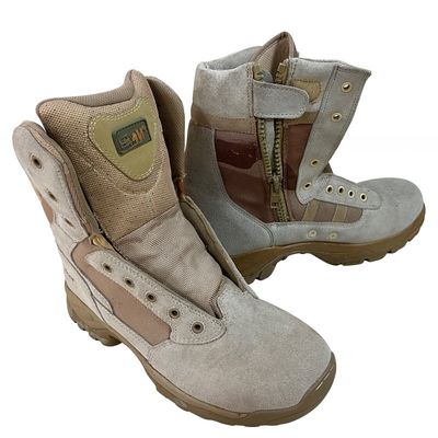 Mannelijke hoge weerstand lederen laarzen perfect voor veeleisende tactische outdoor activiteiten