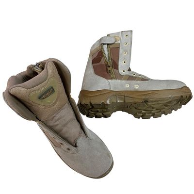 Mannelijke hoge weerstand lederen laarzen perfect voor veeleisende tactische outdoor activiteiten