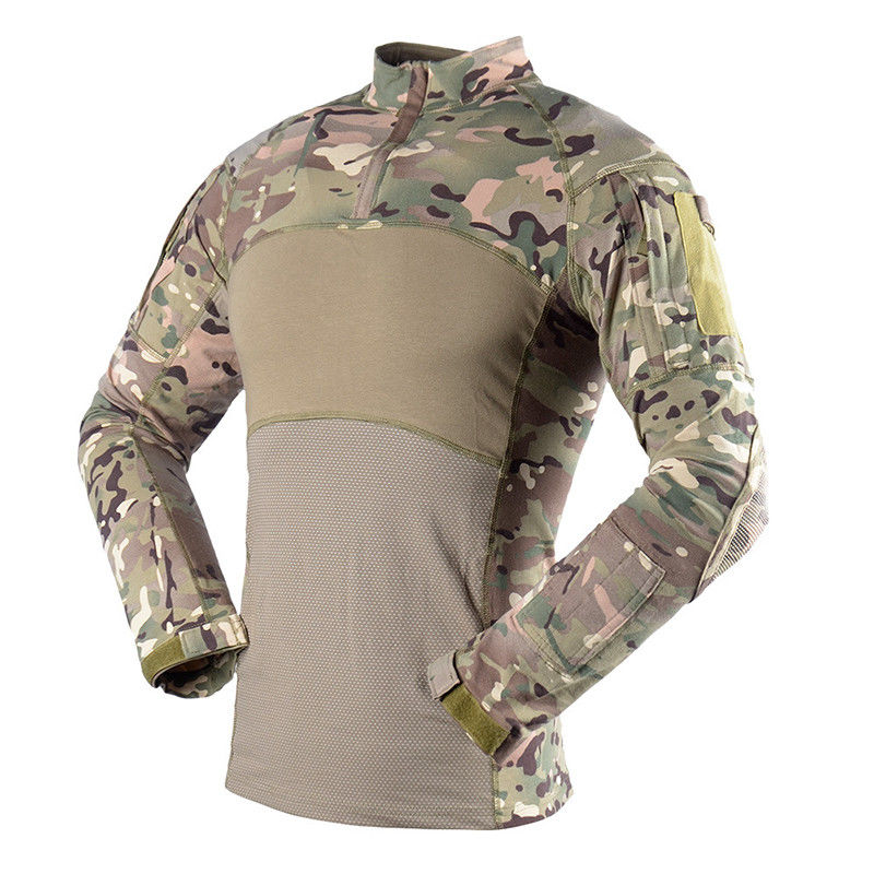 Persoonlijke kleur Mensen lange mouwen gebreide overhemd Uniform voor zomer kikker training pak