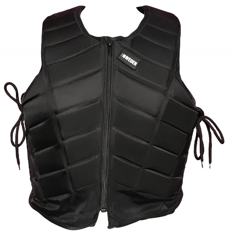 CE-certificering Zwarte paarden-rijders body vest voor lichte verzorging en bescherming