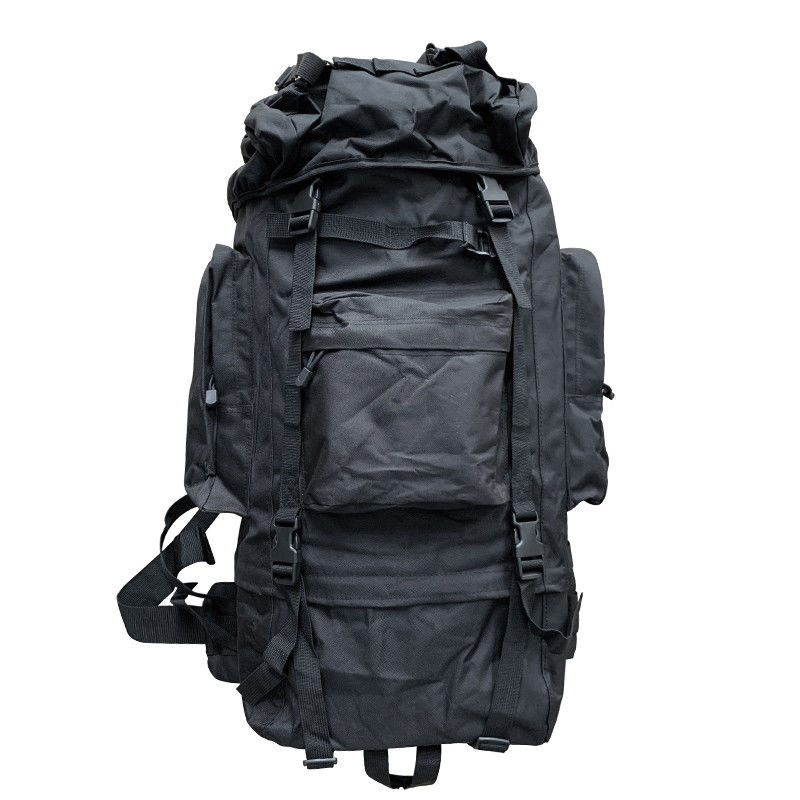 Oxford Materiaal Zwart 65L Multifunktioneel rugzak voor wandelen in het buitenleven Kamperen Trekking