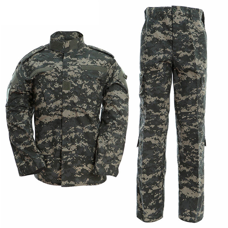 S-XXXL Outdoor Wandelen Werk Training Pak Langmouw overhemden Broek ACU Mannen Uniforme de Camuflaje