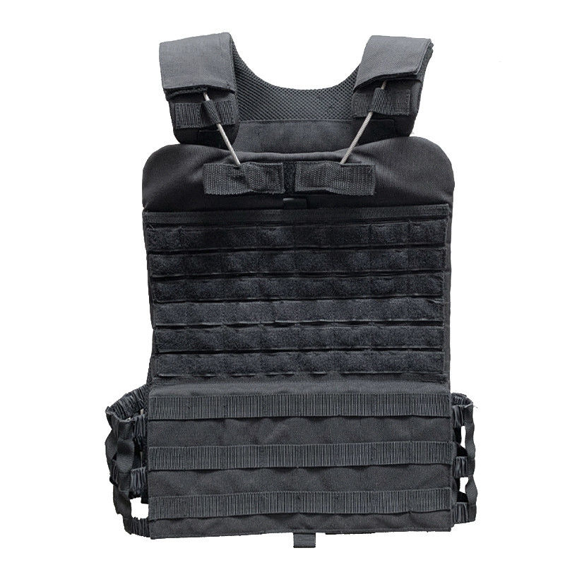 Zwart S-XXL sporttrainingsvest met snel loslaten