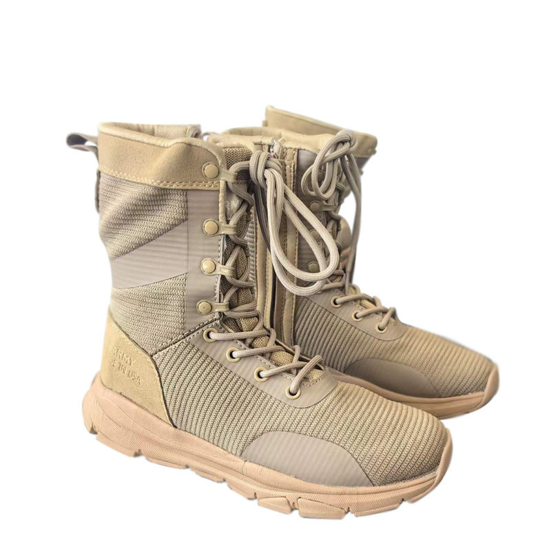 Winterseizoen Mensen gevechtsschoenen buiten training schoenen met mesh bekleding materiaal