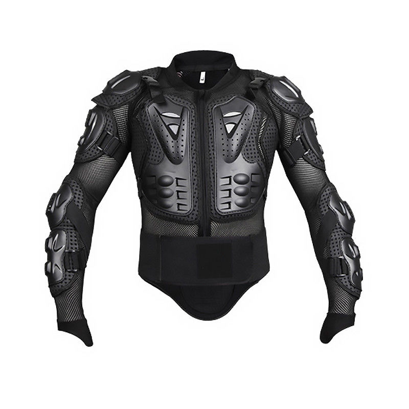 Gepersonaliseerd logo XXL Zwarte motorfiets uitrusting voor off-road cross-country protectoren pak
