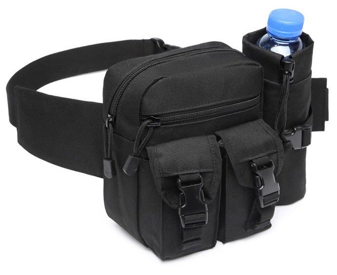 Waterdichte rugzak met waterfles voor buitencamping en vrije tijd 19*14*9cm