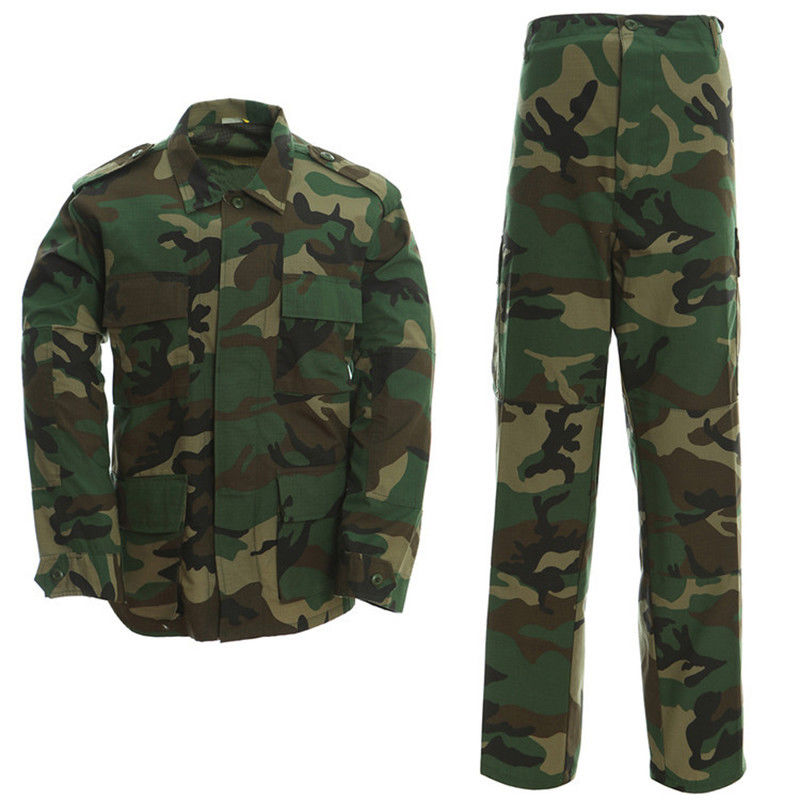 Op maat gemaakte BDU woestijnhemden voor outdoor training in polyester/watermengsel