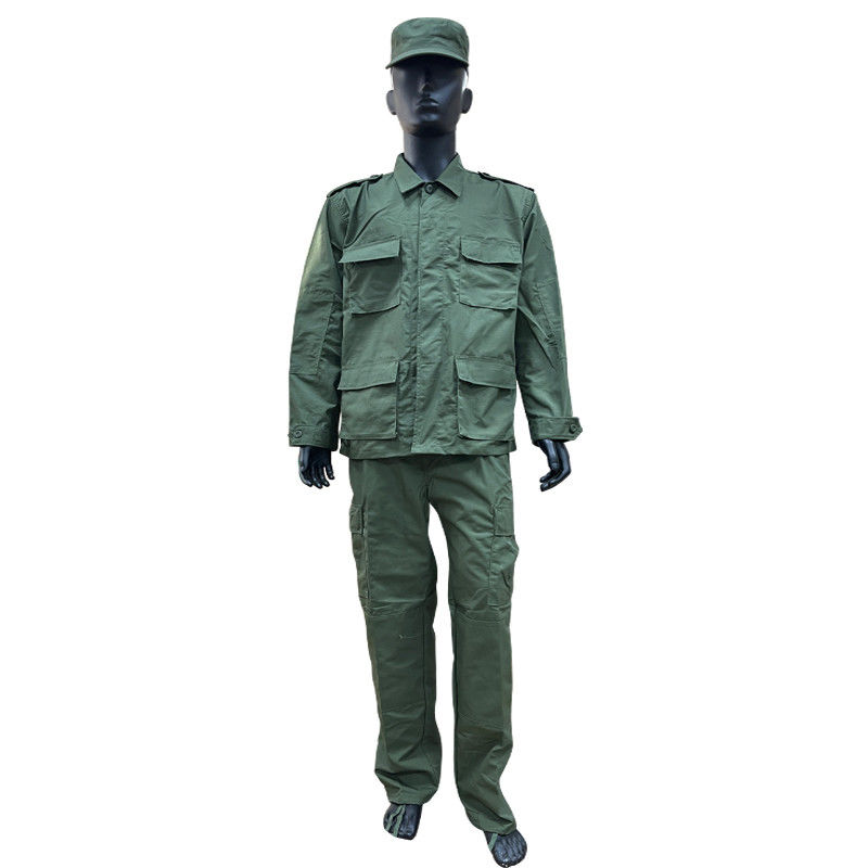 Unisex camouflage uniformen lange mouwen overhemden en broeken voor outdoor training kleding