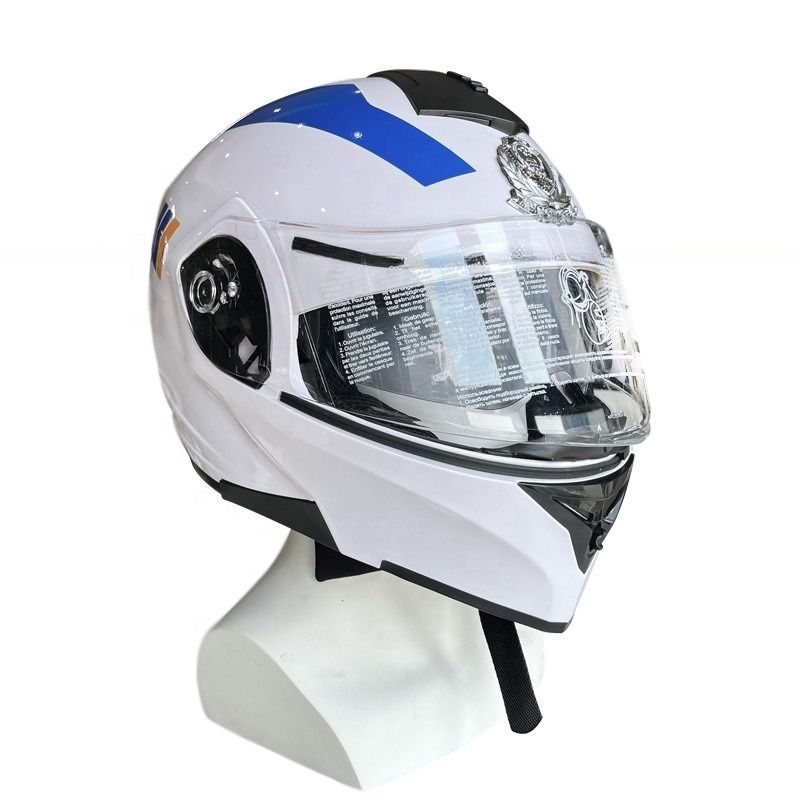 OEM ABS-materiaal Motorfietsrijden EVEN-stijl Standaard CE DOT ECE Helm vol gezicht