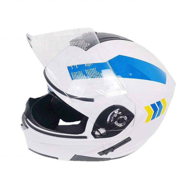 Motorfiets Full Face Helmet PC Visors voor XL Size Street Bike Motorbike Touring ABS Helmet