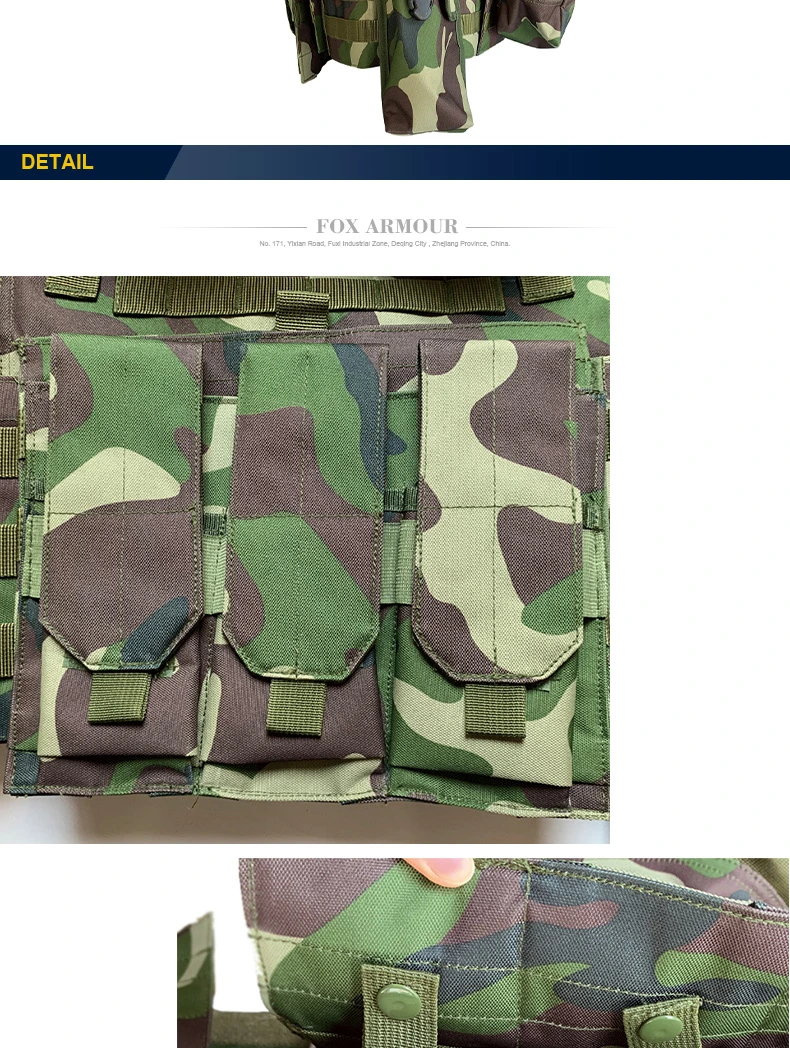 MTV08 camouflage ademend tactisch vest met Molle systeem 4