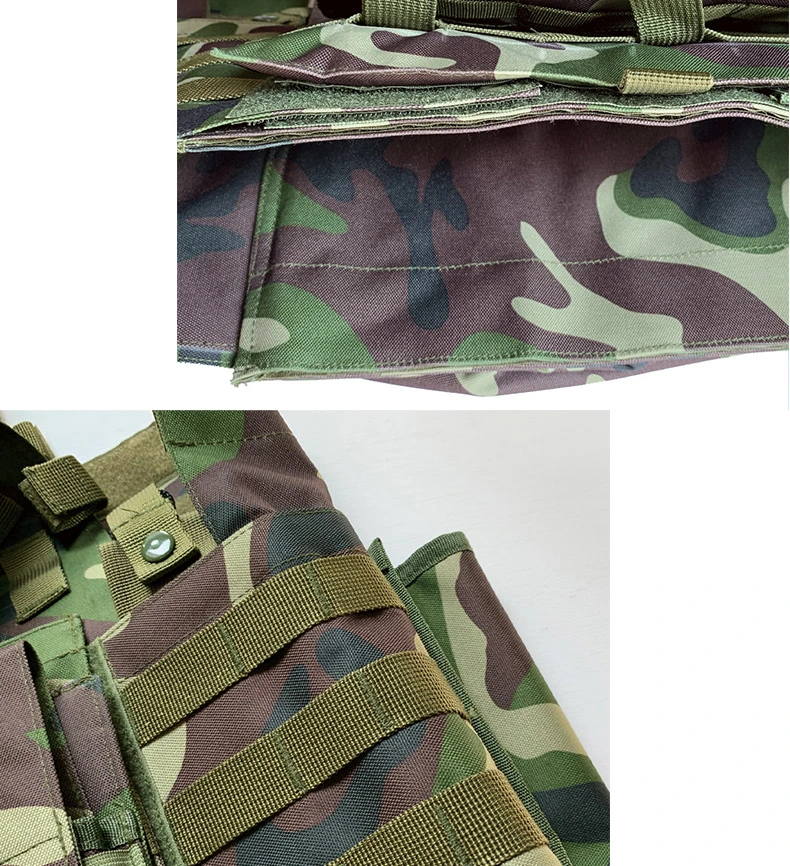 MTV08 camouflage ademend tactisch vest met Molle systeem 5
